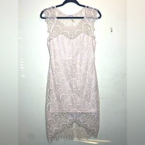 NWT Intimately Free People White Lace Dress Size XS MIDI Length